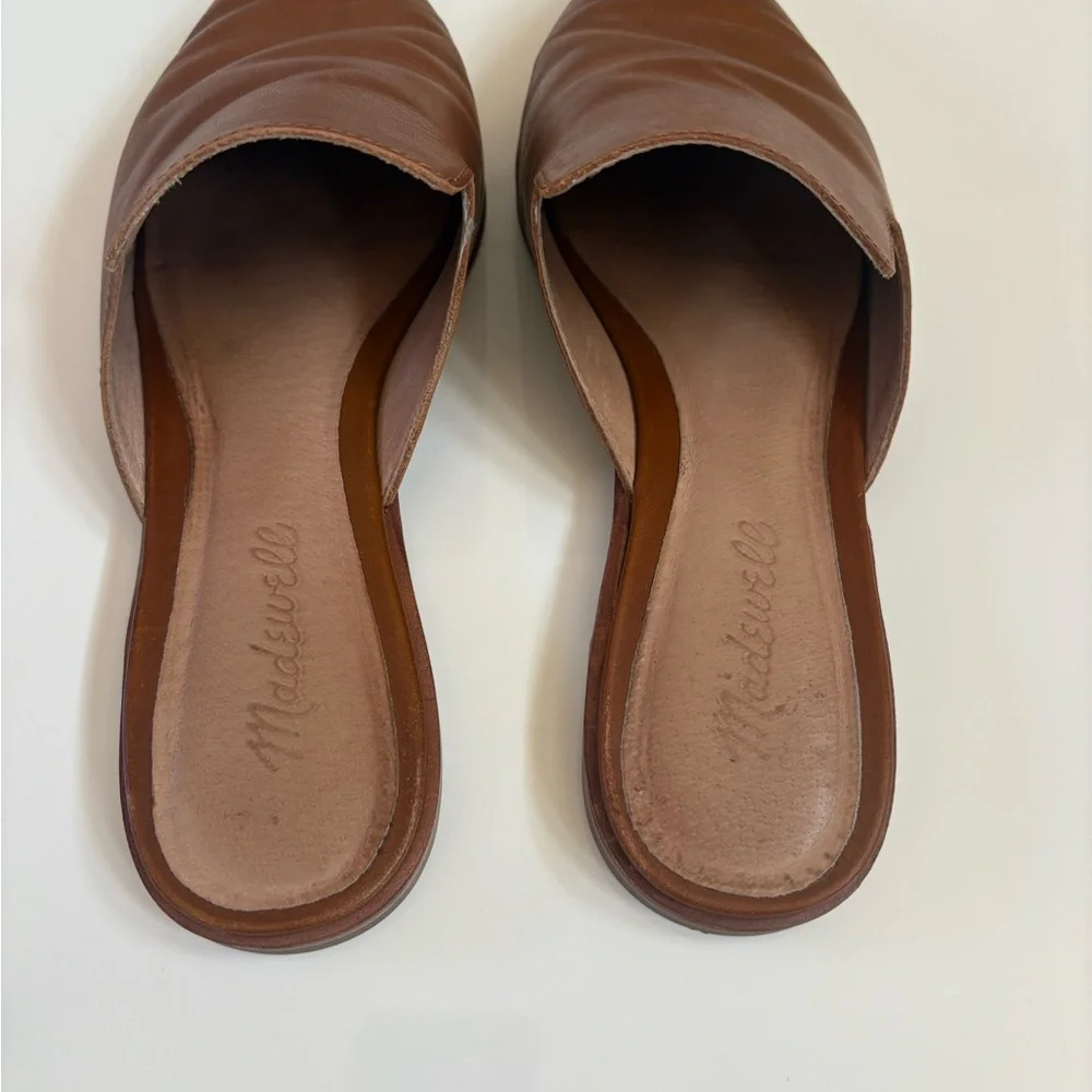 Madewell Gemma Mule in English Saddle - Picture 5 of 7